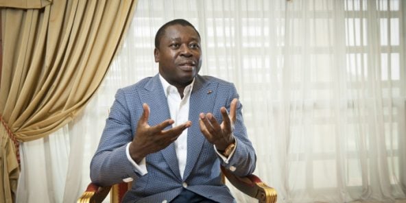 Faure Essozimna Gnassingbe, president de la Republique togolaise