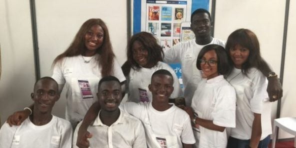 Lors de Conakry capitale mondiale du livre 2017, dont YouScribe était partenaire.