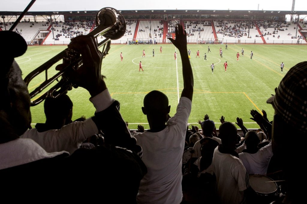 Il demeure propriétaire du club de football TP Mazembe, de Lubumbashi. © Gwenn Dubourthoumieu pour JA