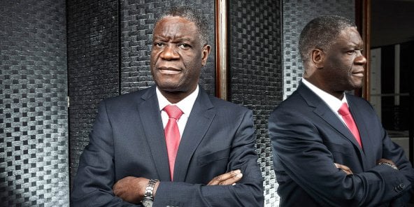 Le Dr Denis Mukwege, lors de son passage à Paris, en mars 2016.