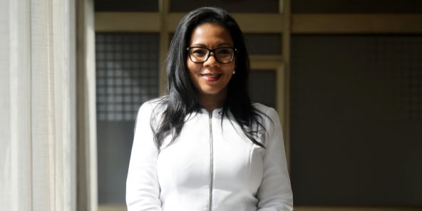 Rebecca Enonchong, Cameroun, le 25/avril 2019
© Patrick Nelle pour JA