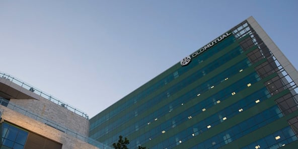 Au siège de l'assureur Old Mutual à Johannesburg