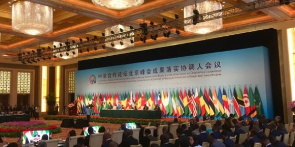 Lors de la réunion des coordinateurs africains du Forum sur la coopération Afrique-Chine (Focac) et les institutions chinoises, organisée les 24 et 25 juin 2019.
