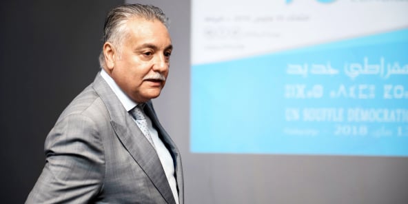 Nabil Benabdallah, ex-ministre de l’Habitat, de l’Urbanisme et de la Politique de la ville, lors du 10e congrès du PPS, à Bouznika, en mai 2018.