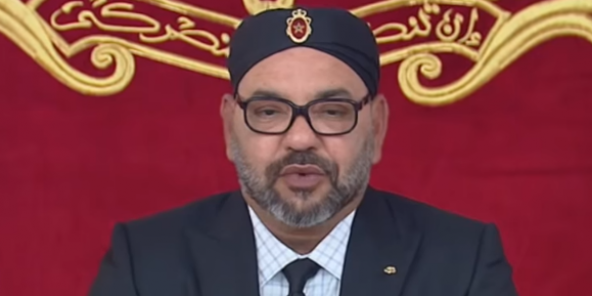 Le roi Mohammed VI le 20 août 2019, à l’occasion du 66e anniversaire de la Révolution du roi et du peuple.