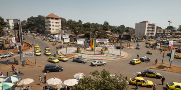 Le rond-point de Bambeto à Conakry (photo d’illustration)