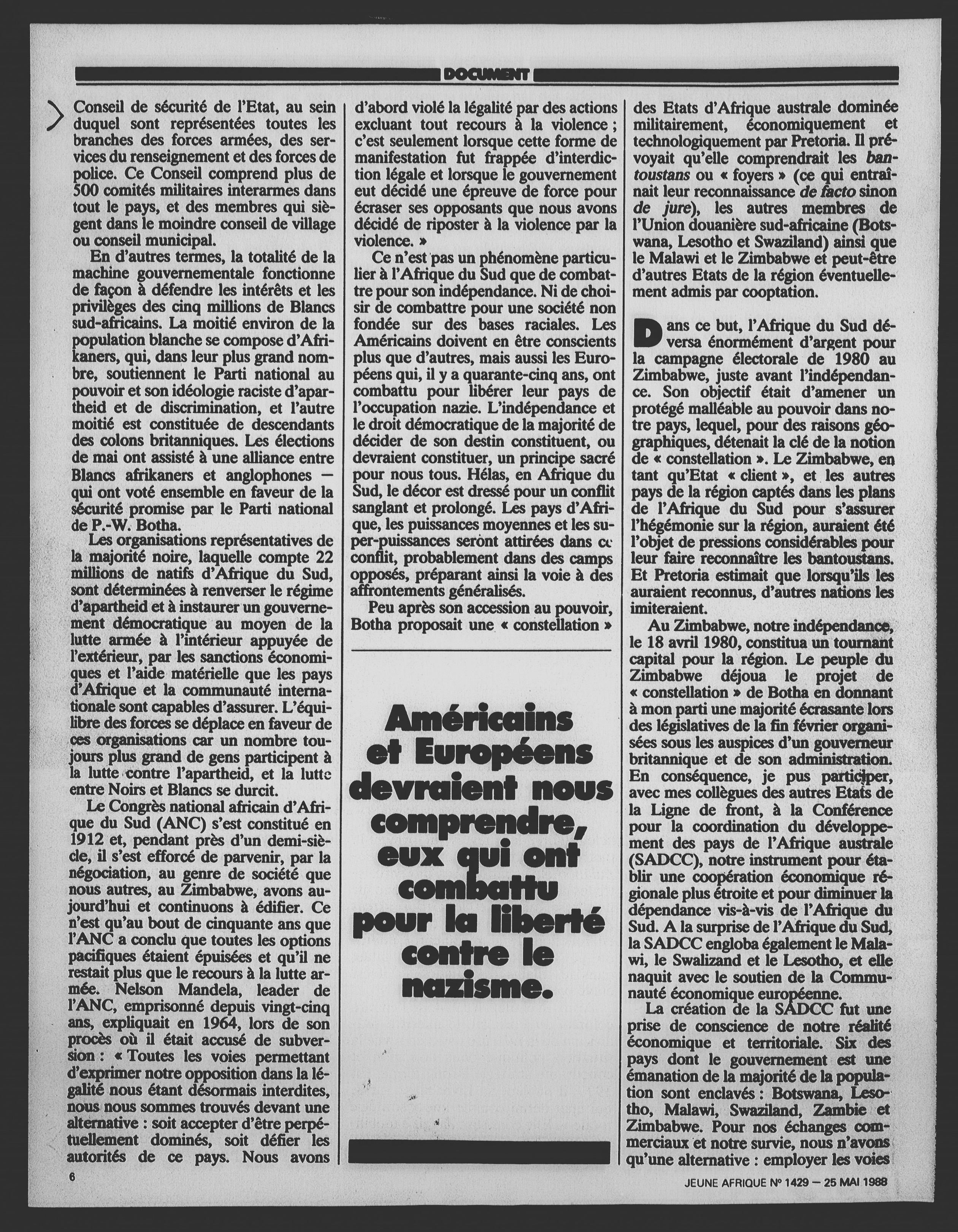Article daté du 25 mai 1988