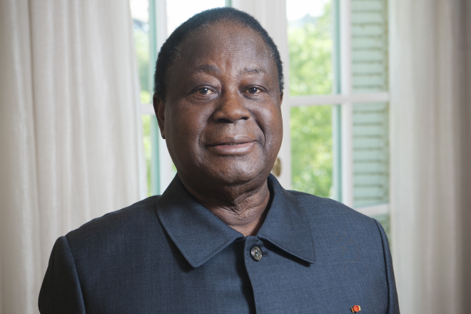 Henri Konan Bédié a déposé sa candidature à la présidentielle en Côte d'Ivoire