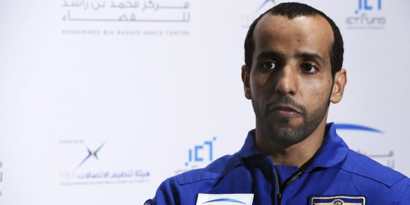 Hazza Al Mansoori, astronaute émirien de 35 ans.