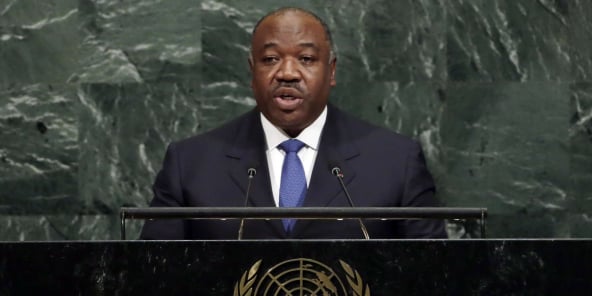 Ali Bongo Ondimba lors de l'Assemblée générale des Nations unies, en septembre 2017.