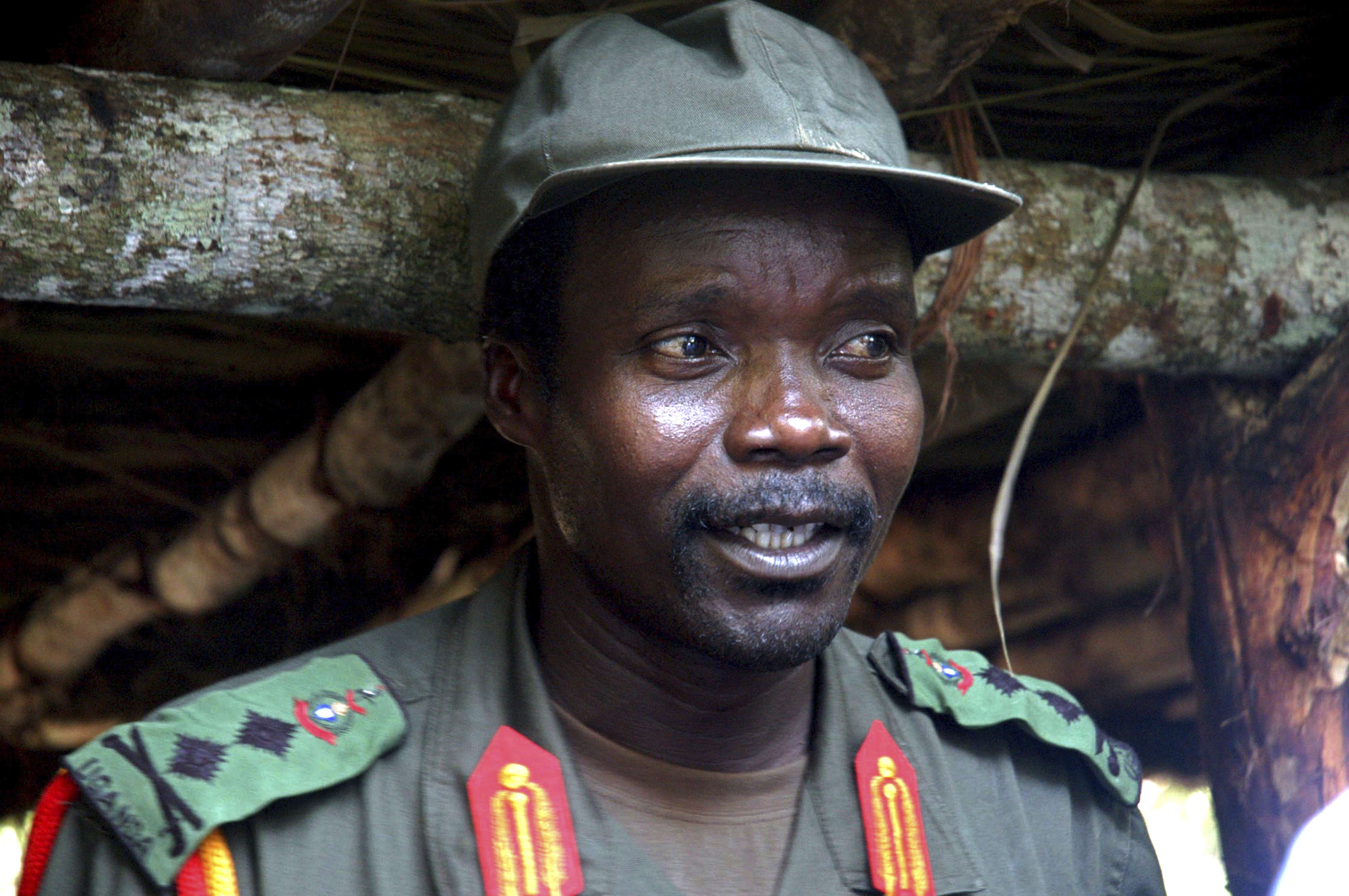 Le chef de guerre Joseph Kony, le 31 juillet 2006.