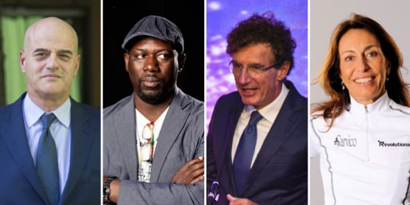 Claudio Descalzi, Cleophas Adrien Dioma, Matteo Pasqualotto et Laura Colnaghi : chacun à sa manière dresse un pont entre l'Afrique et l'Italie