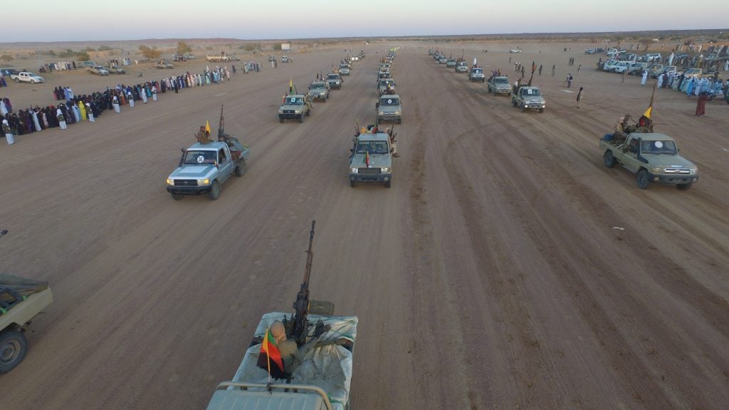 Lors du défilé militaire du MNLA à Kidal, le 2 décembre 2019.