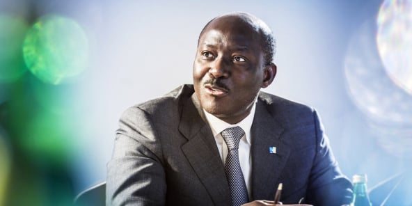 Henri-Claude Oyima, fondateur du Groupe BGFI Bank.