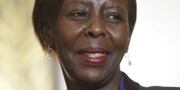 La Rwandaise Louise Mushikiwabo en Arménie, en octobre 2018.