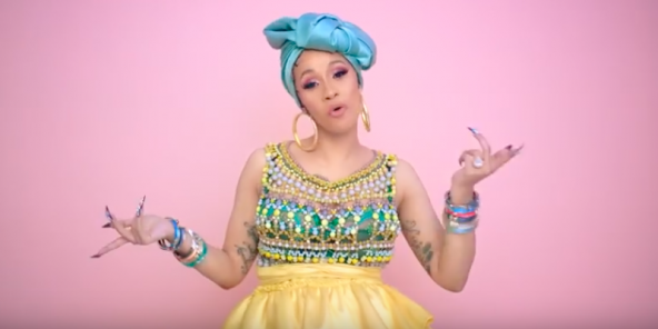 La rappeuse Cardi B dans son clip « I like it ».