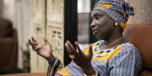 Aminata Touré à Dakar, en janvier 2019.