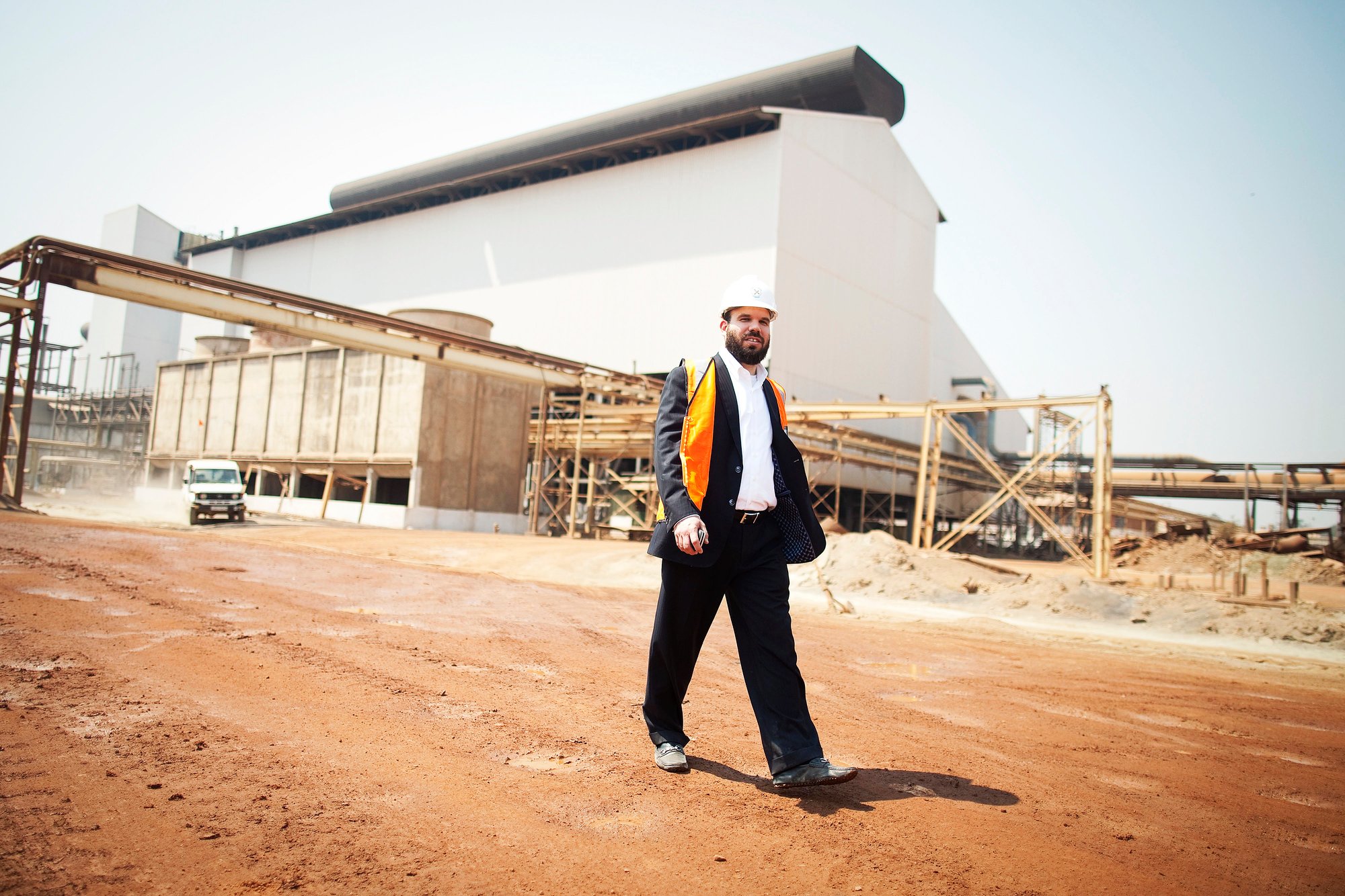 L’homme d’affaires israélien Dan Gertler, à Kolwezi, en 2012.
