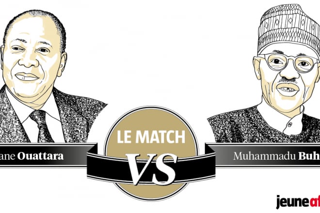 La réforme du franc CFA fait rejaillir la rivalité entre Alassane Ouattara et Muhammadu Buhari
