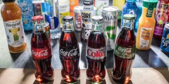 Les boissons du groupe Coca-Cola