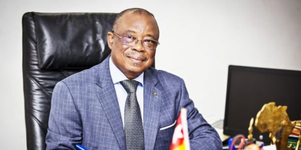 Laurent Tamegnon, Président du Conseil national du patronat (CNP)