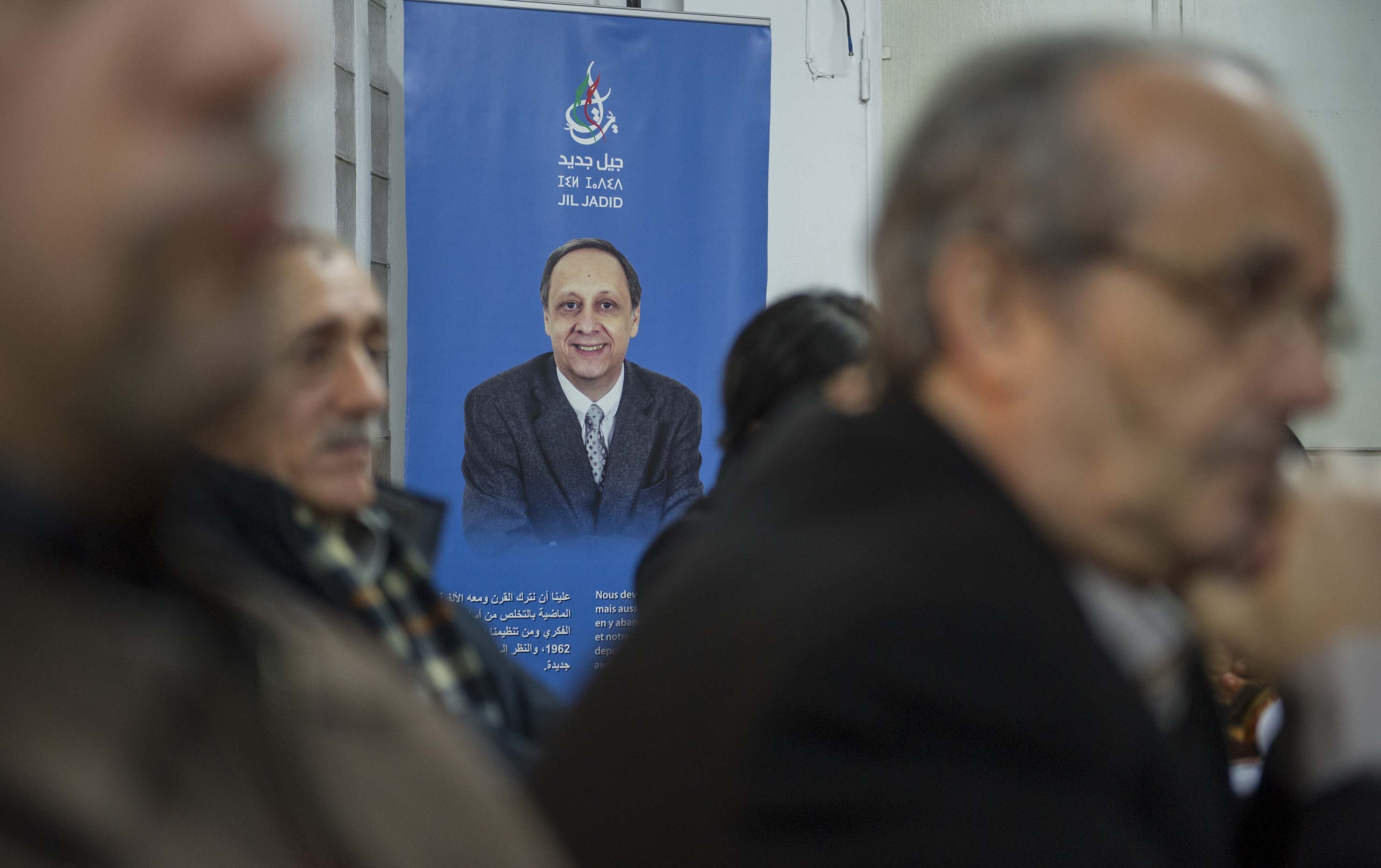 Soufiane Djilali, président de Jil Jadid. © Louiza Ammi pour JA