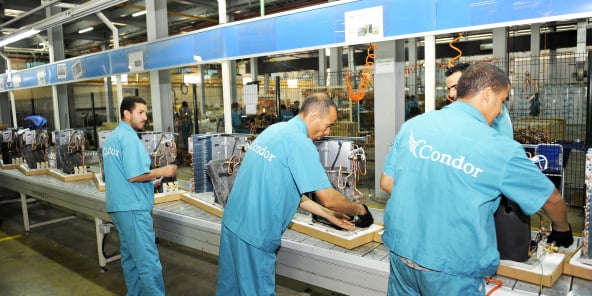 Usine du groupe Condor, à Bordj Bou Arreridj.