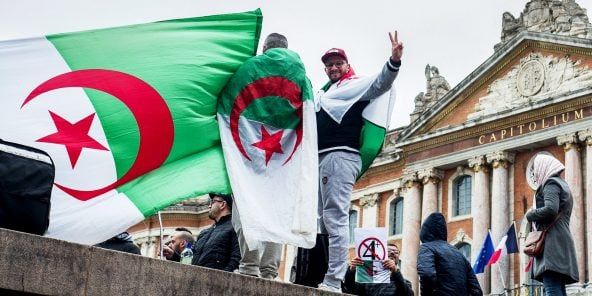 Manifestations de la diaspora à Toulouse (France), le 17 mars 2019.