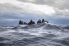 Un bateau de migrants près des côtes libyennes, le 10 janvier 2020 (illustration).