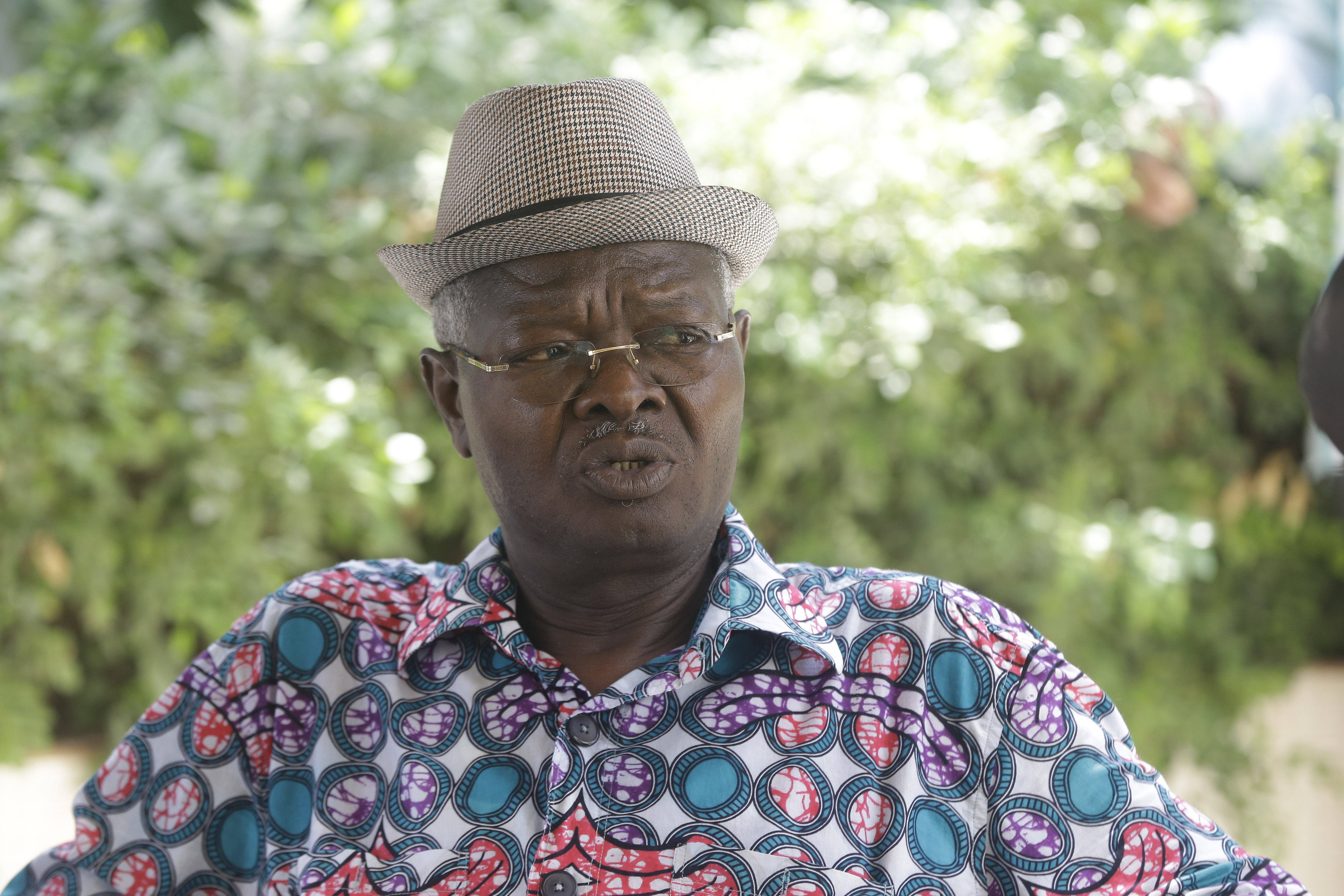 Agbéyomé Kodjo, le 24 février à Lomé.