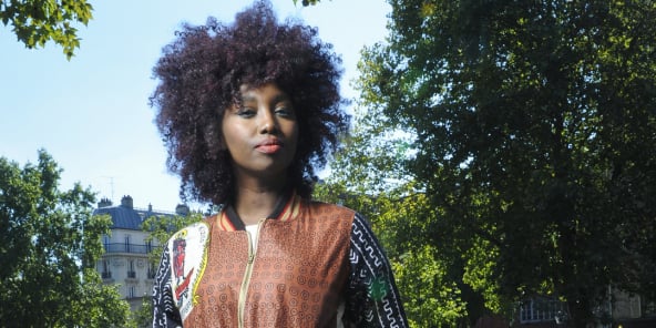 La chanteuse hip-hop malienne Inna Modja à Paris, le 10 septembre 2015.