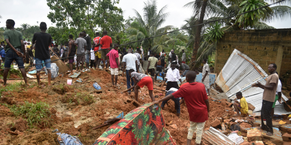Selon un premier bilan, 13 personnes sont mortes dans la coulée de boue qui a dévasté Anyama, une commune située au nord d’Abidjan, le 18 juin.