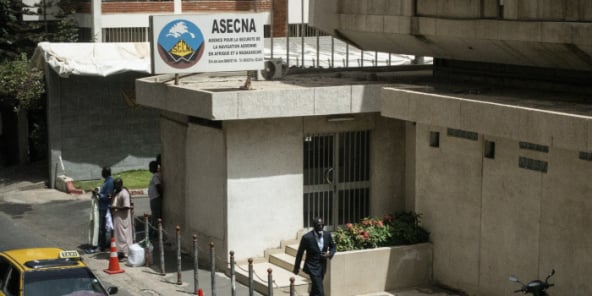 Vue du siège de l’Asecna, à Dakar.