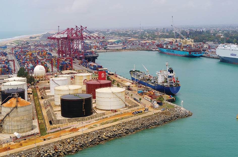 Port de Cotonou.
