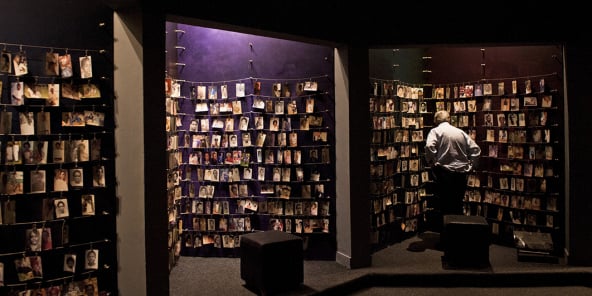 Au Mémorial du génocide, à Gisozi, Kigali.