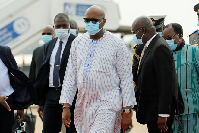 Présidentielle au Burkina : la garde rapprochée du candidat Kaboré