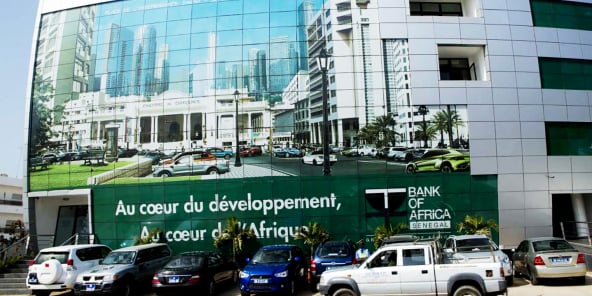 Siège de la filiale sénégalaise de BMCE Bank of Africa, Dakar.