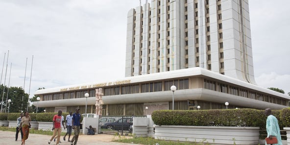 Lomé siège de la BTCI , banque togolaise.