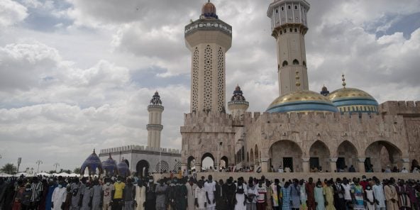 Lors du Magal de Touba, ville sainte de la confrérie mouride, le 6 octobre 2020.