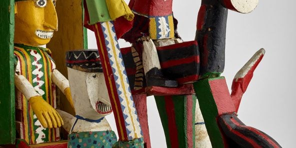 Moussa Traoré et sa garde d’honneur (fin du XXe siècle, Mali).