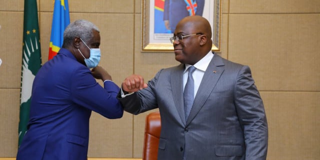 UA : Moussa Faki Mahamat reconduit à la tête de la Commission, Félix Tshisekedi prend la présidence
