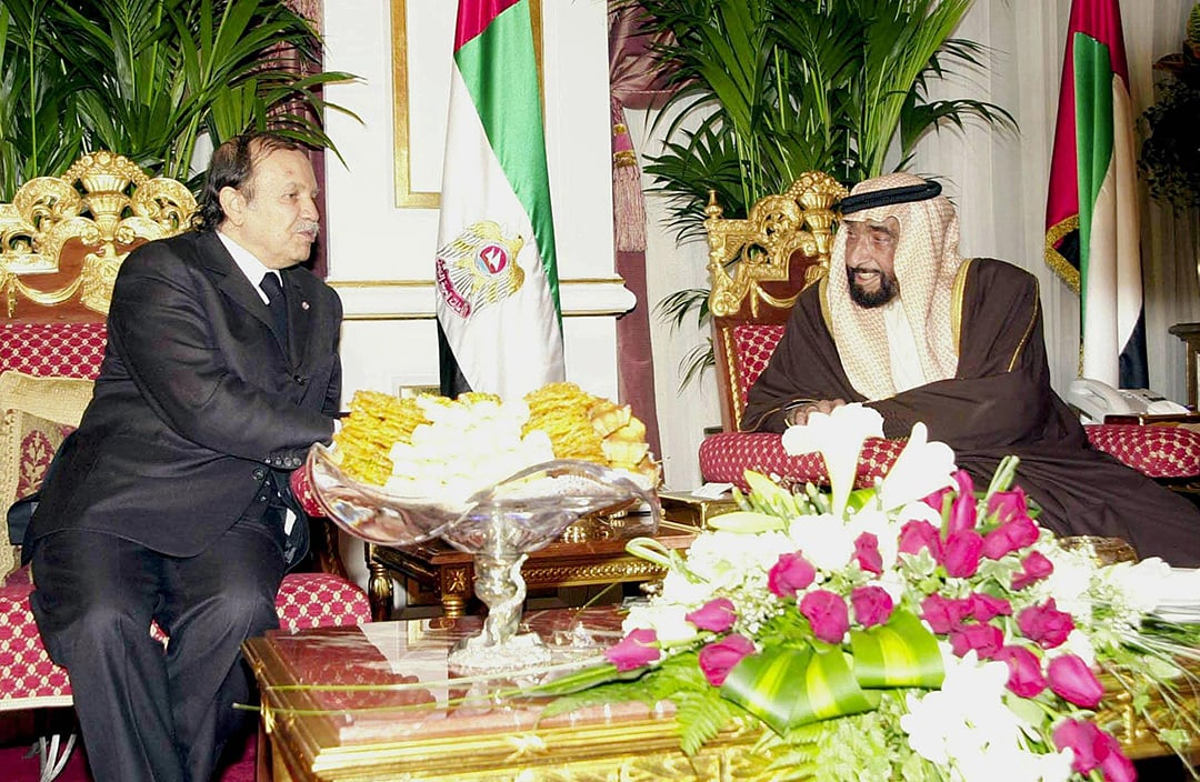 Abdelaziz Bouteflika et Cheikh Zayed (EAU).