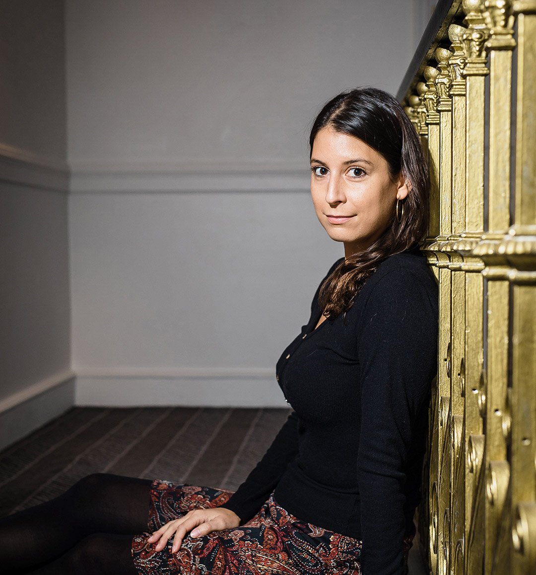 L’autrice Caroline Laurent à l’hôtel Vernet, à Paris, le 6 novembre 2020