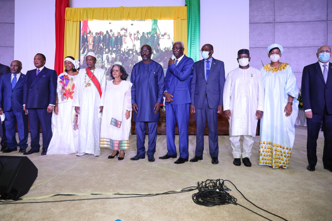 Prestation de serment d'Alpha Condé : le président guinéen appelle à 