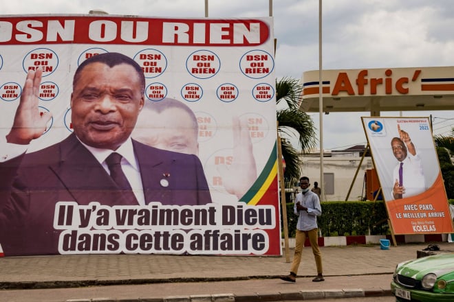 Présidentielle au Congo : Denis Sassou Nguesso veut l'emporter dès le premier tour