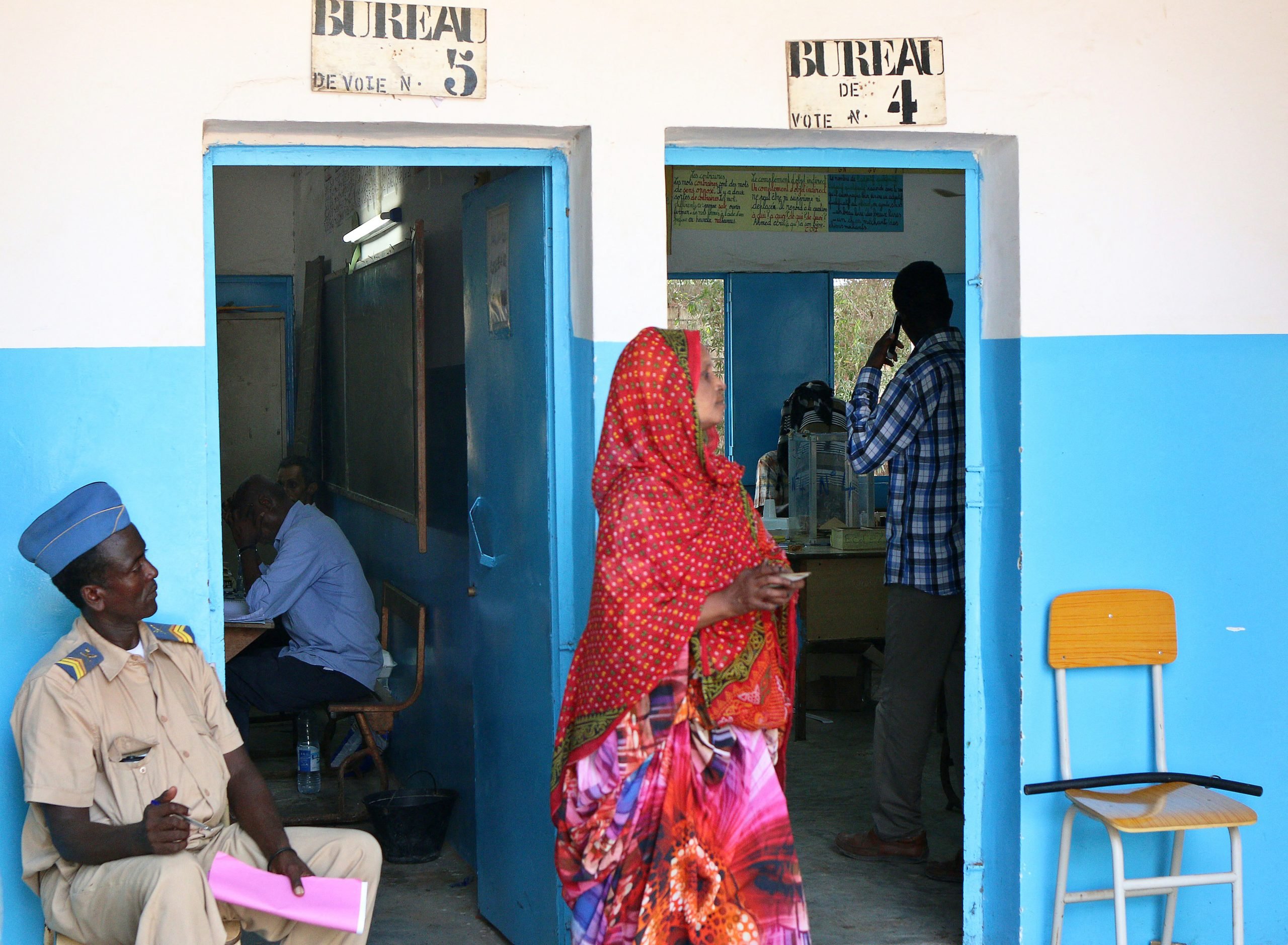 Lors du précédent scrutin présidentiel à Djibouti, le 8 avril 2016.