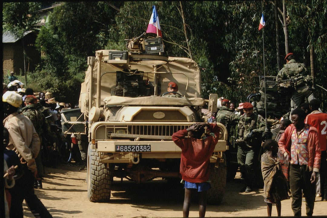 « Turquoise », une opération militaire française au Rwanda mandatée par les Nations unies.