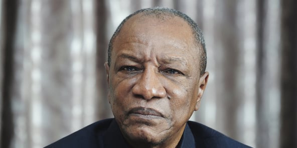 Alpha Condé le 20 octobre 2016, à Conakry.
