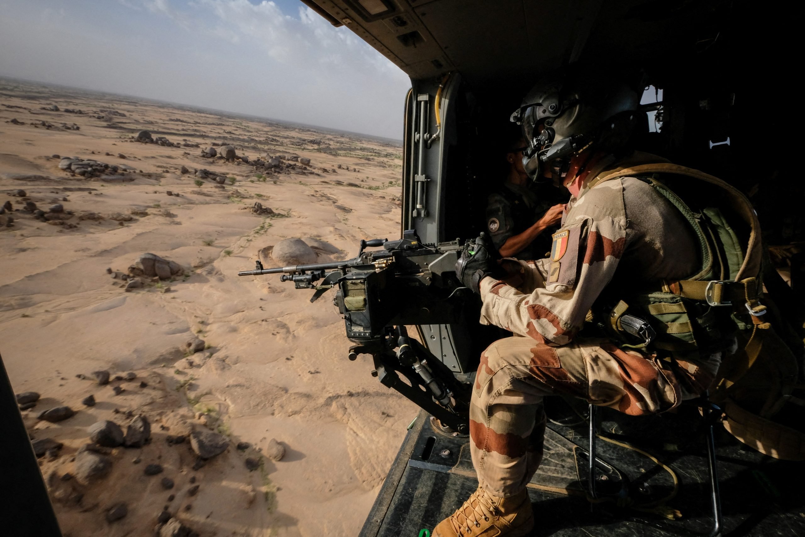 Des militaires français de l'opération Barkhane à Kidal, dans le nord du Mali, en 2018 © Fred Marie/Hans Lucas via AFP