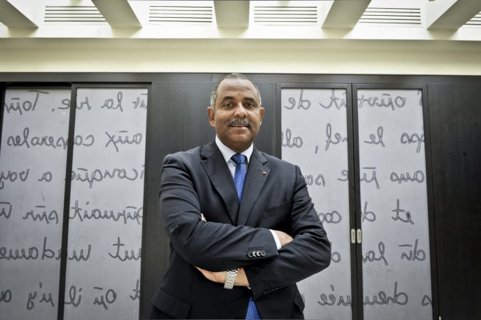 Patrick Achi (Côte d'Ivoire), à Paris, le 15 mai 2013. © Vincent Fournier/Jeune Afrique
